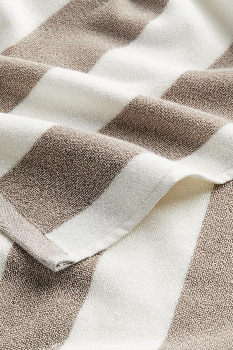 H&M Toalla de baño - Negro/Rayas - HOME COMPRAR AHORA