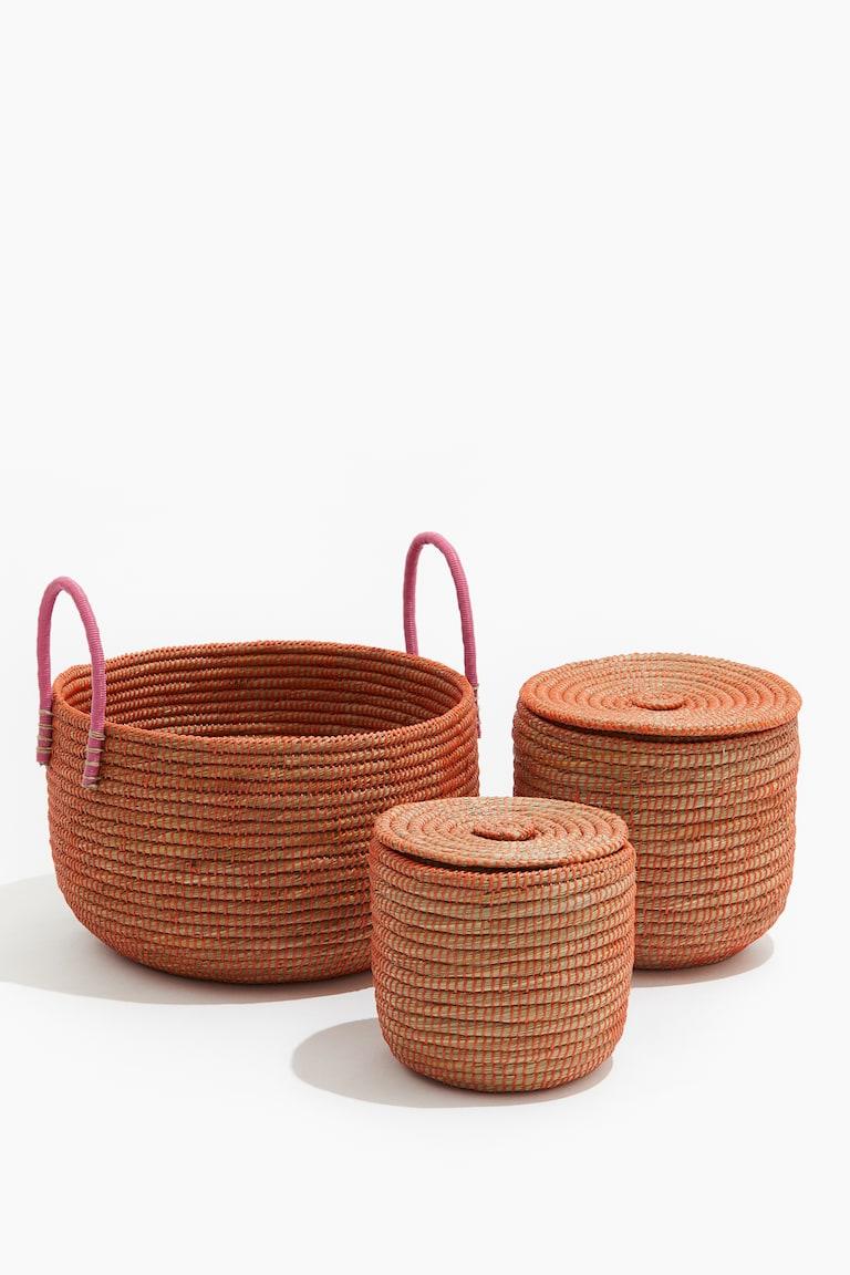 H&M Cesta de almacenaje artesanal grande - Beige - HOME Libre de impuestos