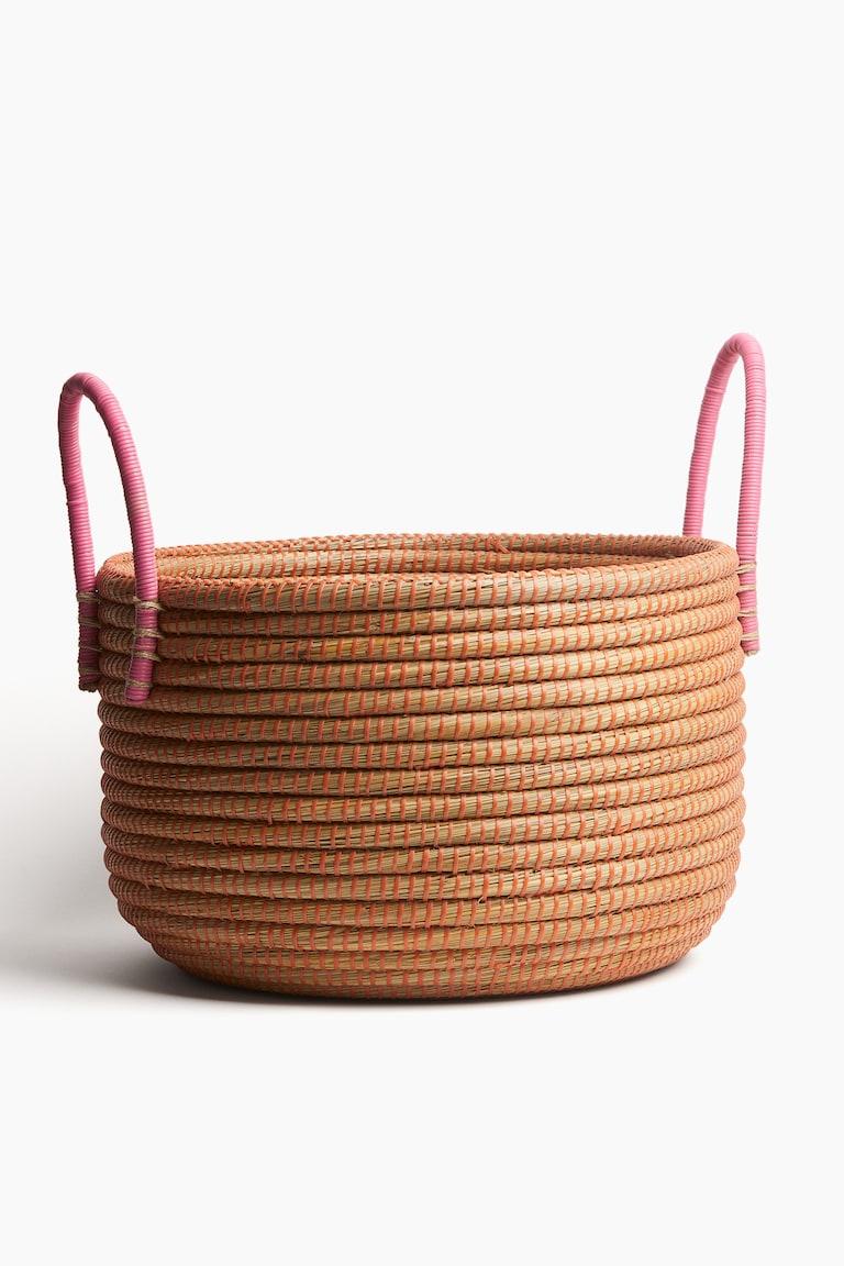 H&M Cesta de almacenaje artesanal grande - Naranja - HOME Descuentos del mes