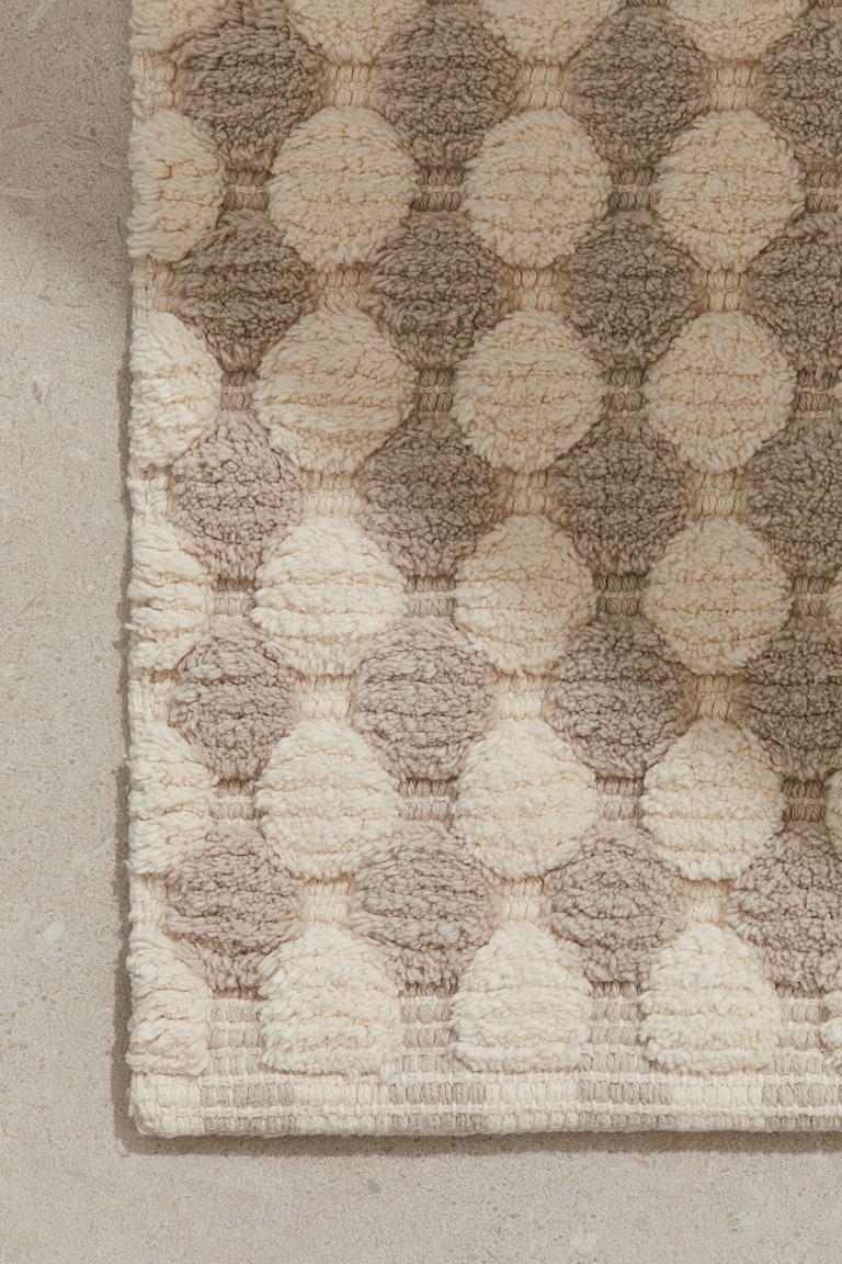 H&M Alfombra de baño estampada de algodón - Topo claro/Lunares - HOME Descuento por venta flash