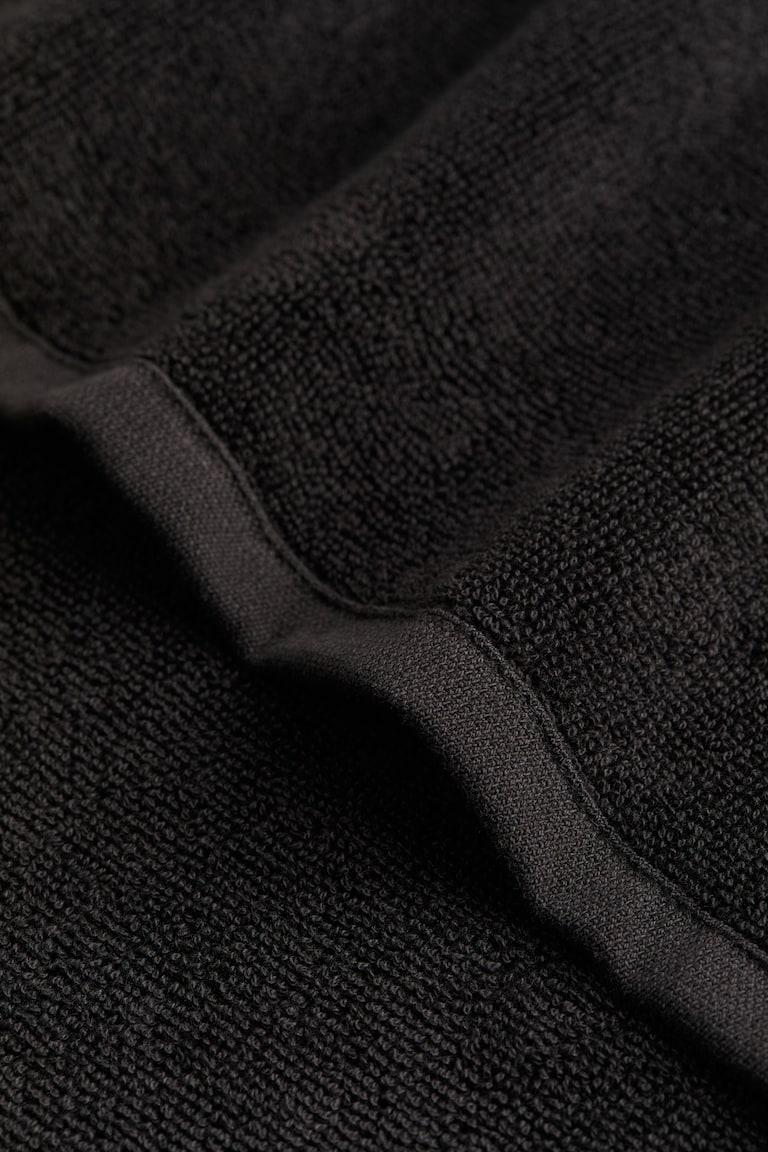 H&M Toalla de invitados en tejido rizado - Negro - HOME Grandes ahorros