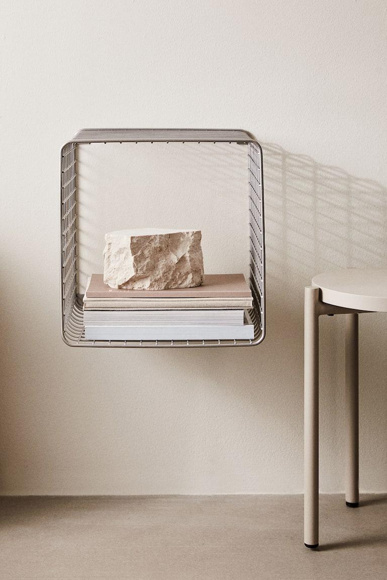 H&M Estante de pared de alambre - Plateado - HOME Envío gratis